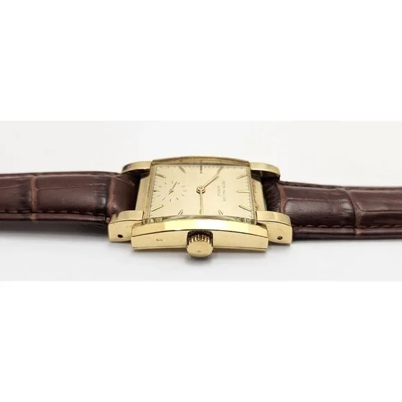 Vintage Patek Philippe 2443 Watch w/ Bold Lugs Circa 1950s 18k Gold 40mm x 26mm - Picture 10 of 16